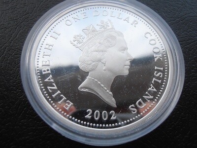 Cook Islands 1 Dollar - 2002 (Queen Mother)