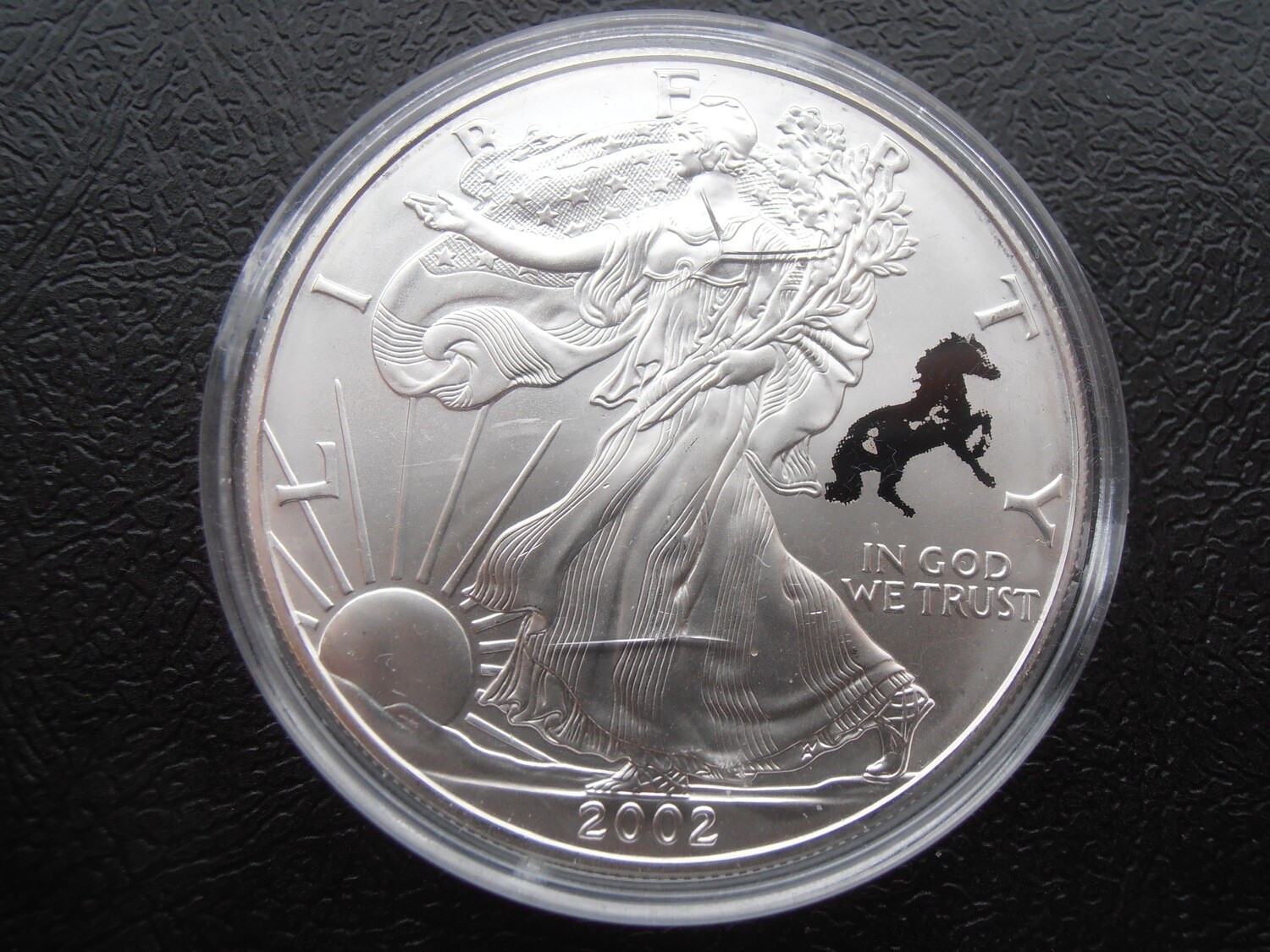 United States Silver Dollar - 2002 (Eagle) Horse