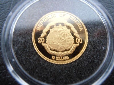 Liberia 10 Dollars Gold - 2000