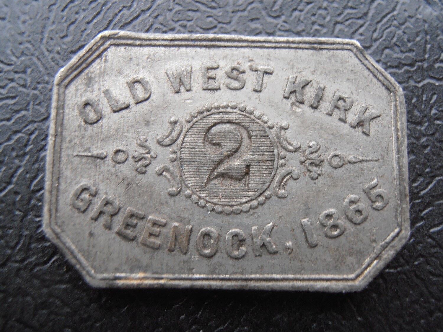 Communion Token Greenock - 1865 T2