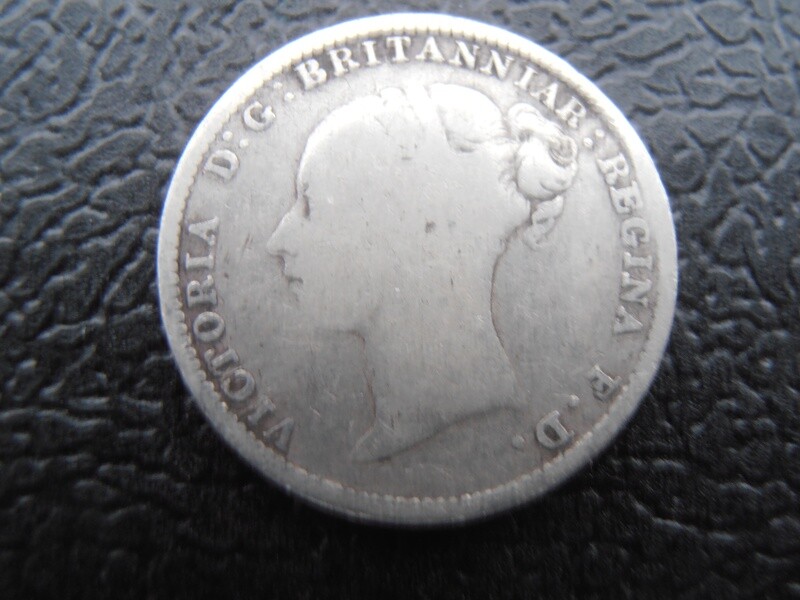 1881  -  Silver Threepence