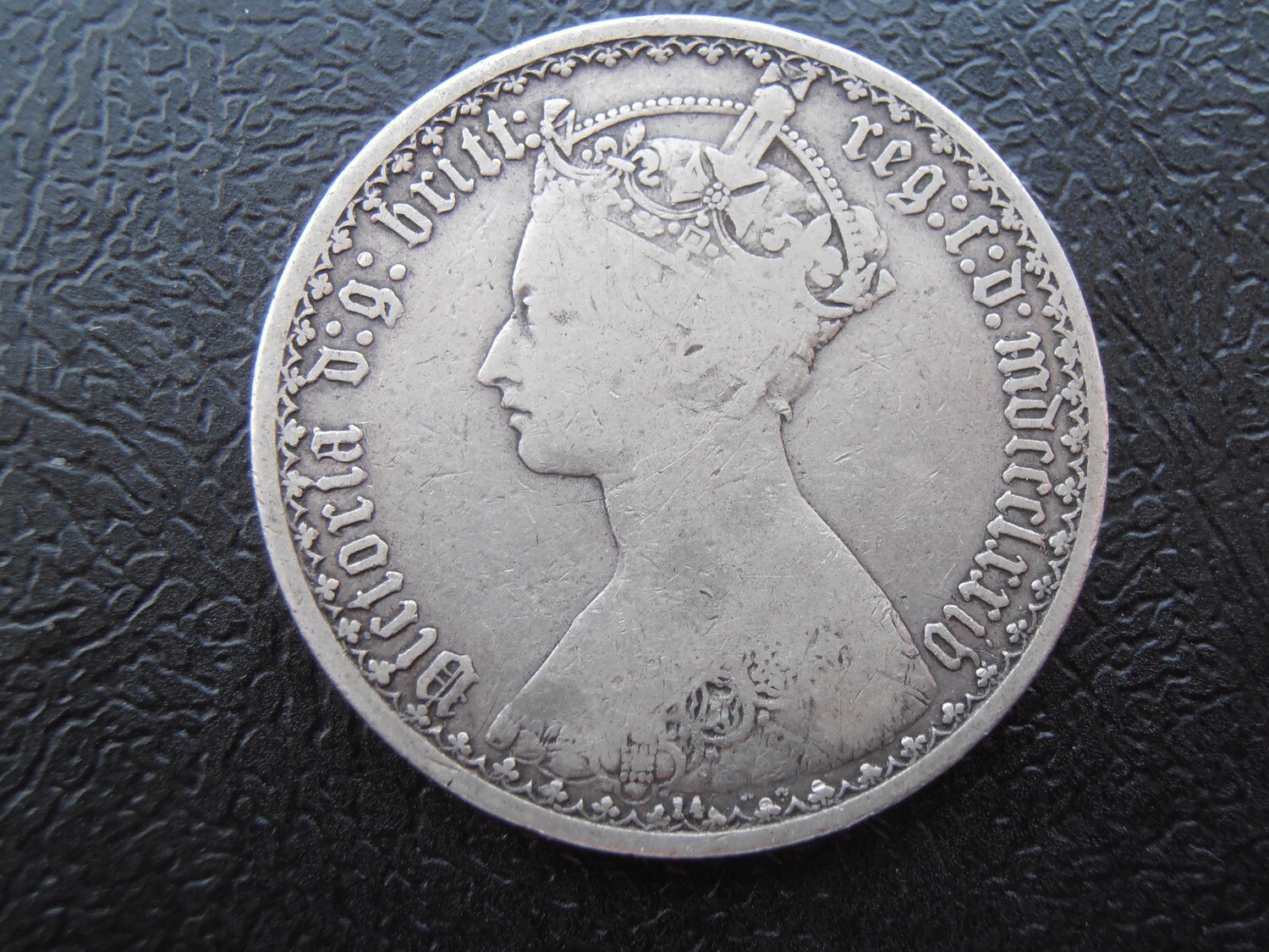 1874  -  One Florin  (Die 14)