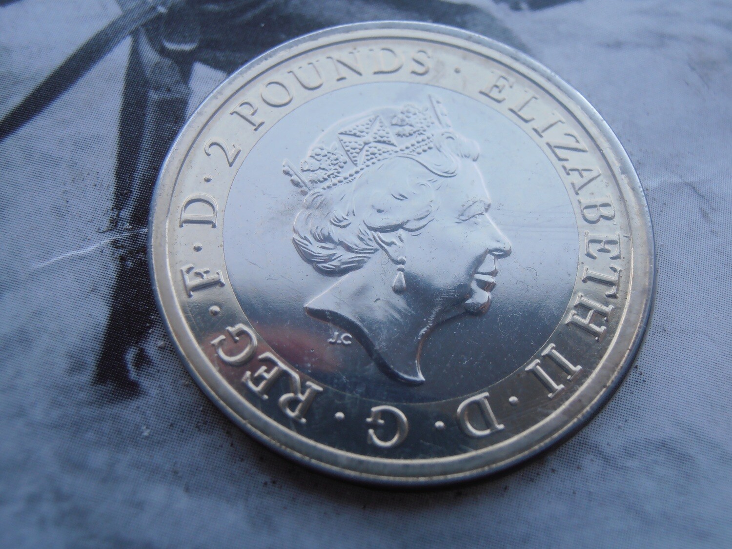 2019  -  Two Pounds (D Day Landings)