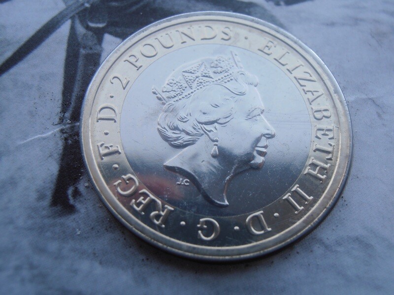 2019  -  Two Pounds (D Day Landings)