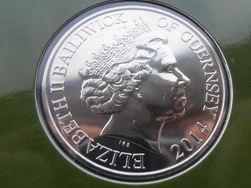 Guernsey Five Pounds - 2014  (1st War Centenary)
