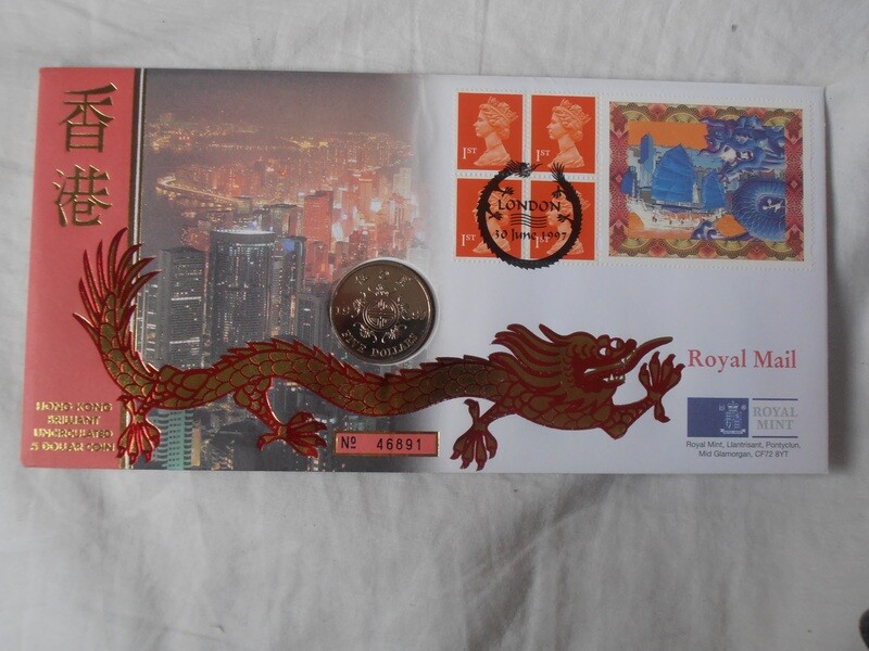 Hong Kong 5 Dollars First Day Cover - 1997