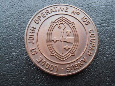 Masonic Penny Token Lodge St John Operative No105 (Coupar Angus)