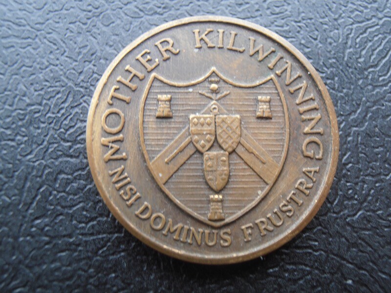 Masonic Penny Token Lodge Mother No 0 (Kilwinning)