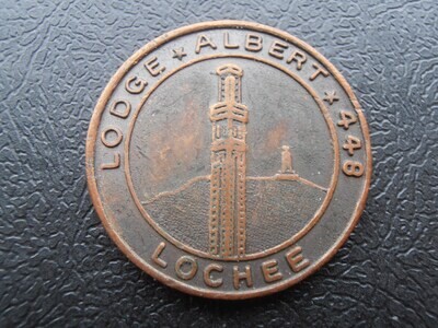 Masonic Penny Token Lodge Albert No 448 (Lochee)