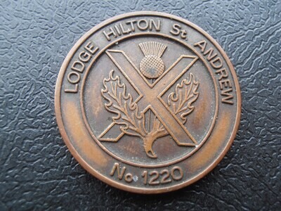 Masonic Penny Token Lodge Hilton St Andrew No 1220 (Dundee)
