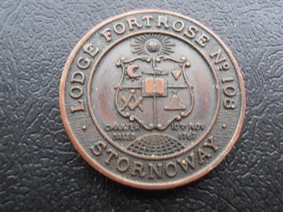 Masonic Penny Token Lodge Fortrose No 108 (Stornoway)