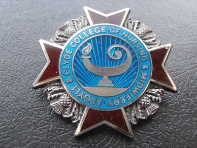 Argyll & Clyde College of Nursing & Midwifery Badge Scarce