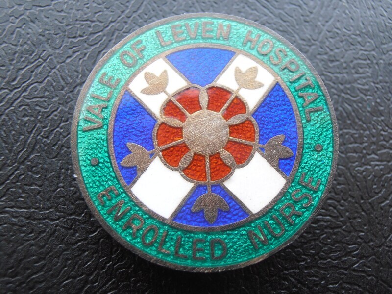 Vale of Leven Enrolled Nurse Badge (Scarce)