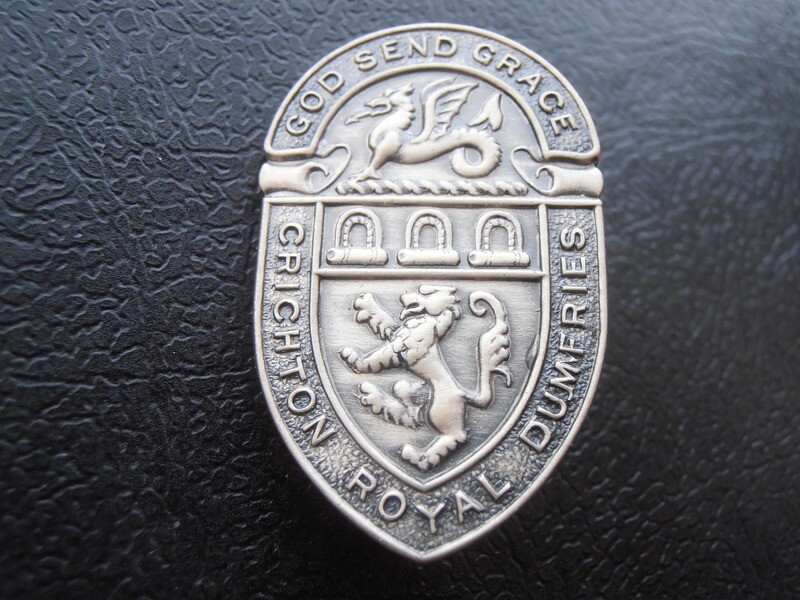 Dumfries Chrichton Royal Badge  (Scarce)