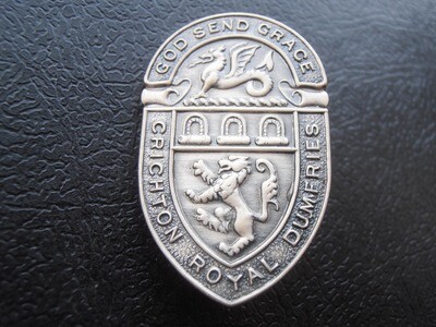 Dumfries Chrichton Royal Badge (Scarce)