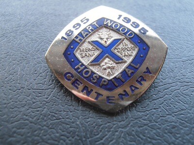 Hartwood Hospital Centenary 1895-1995 Badge