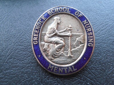 Greenock School of Mental Nursing Badge