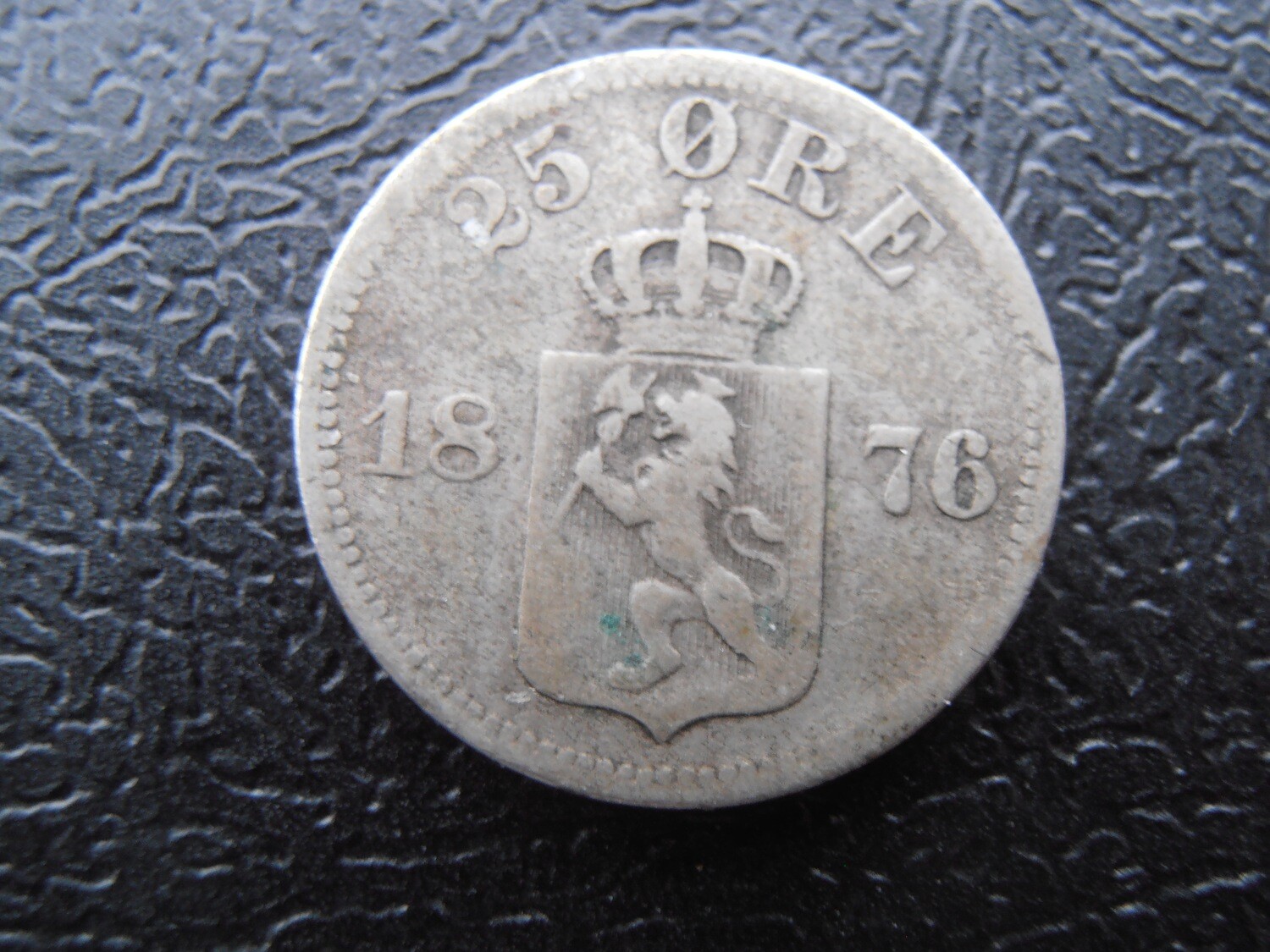 Norway 25 Ore - 1876