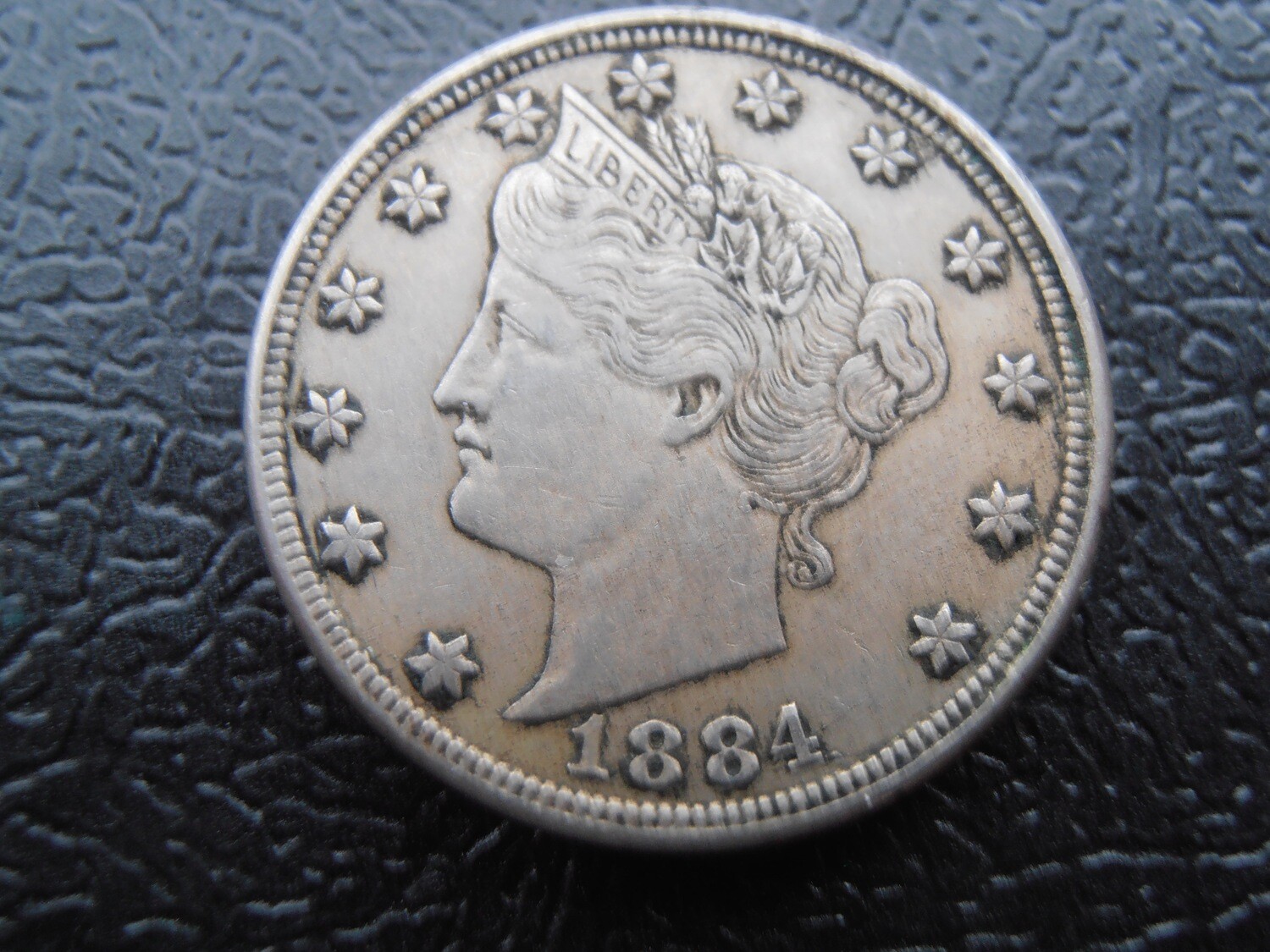 United States 5 Cents  -  1884
