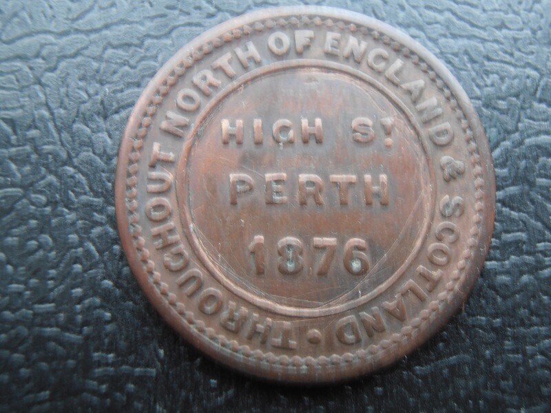 Tea Token Perth  -  1876