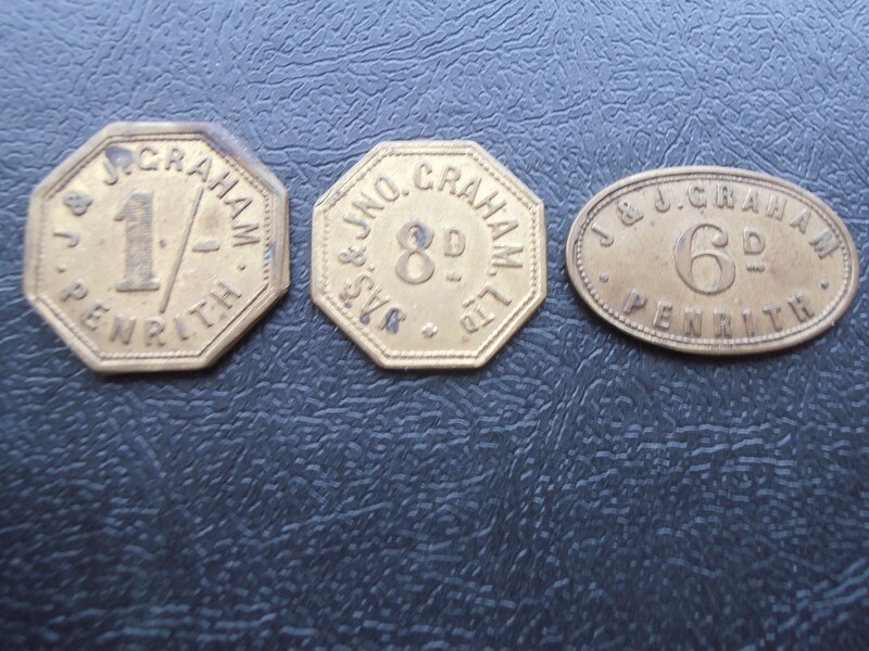 Penrith J & J Graham 3 Off Tokens
