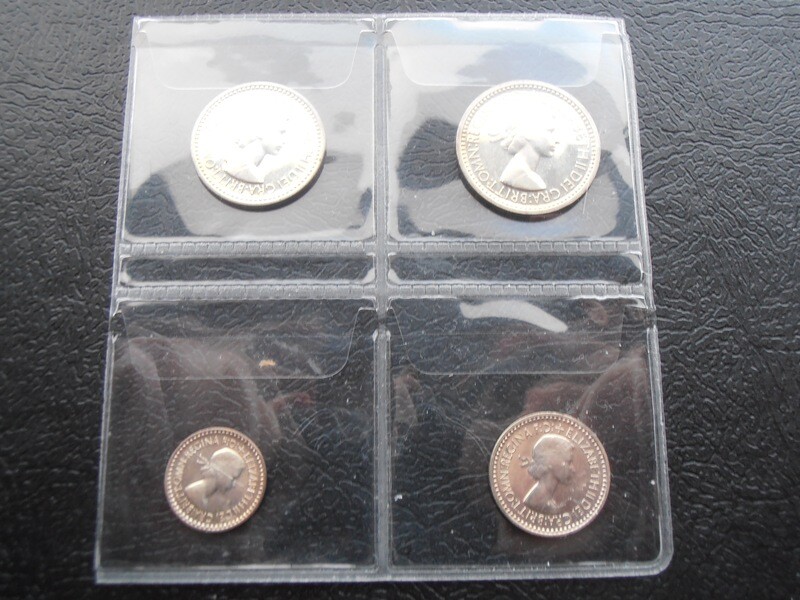 1953  -  Maundy Set Very Rare Key to Series)