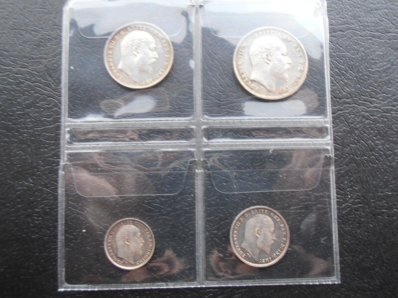 1906  -  Edward VII Maundy Set
