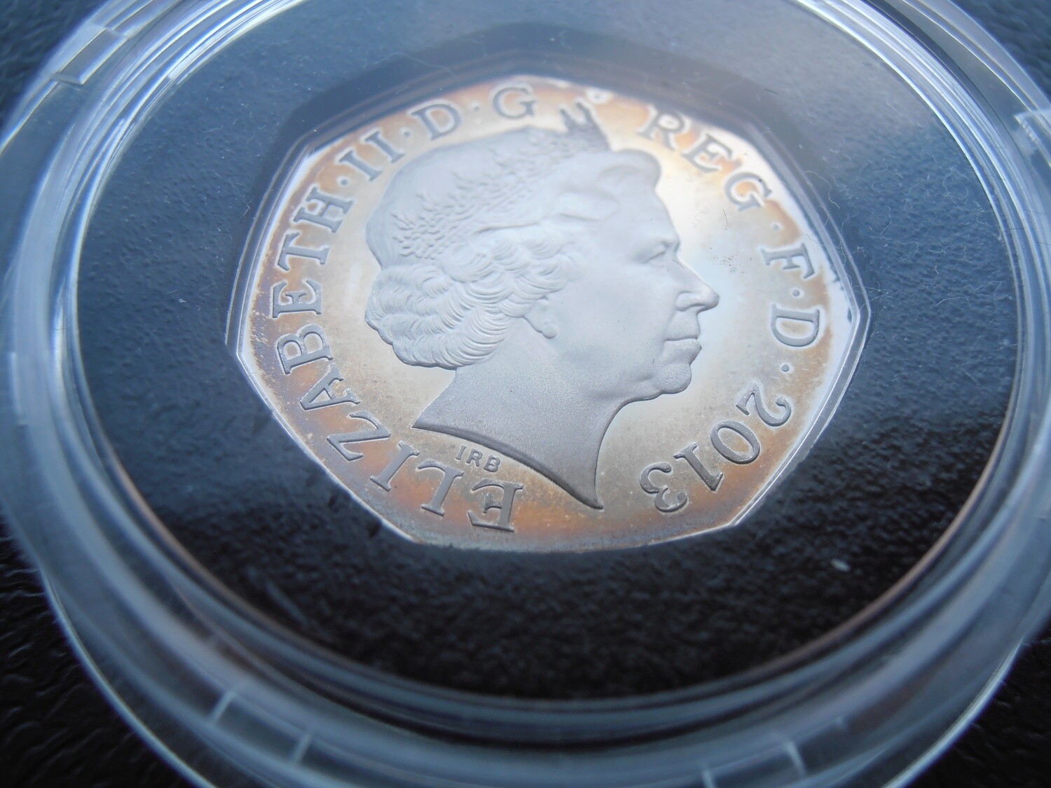 2013 - Silver Proof Fifty Pence (Christopher Ironside)