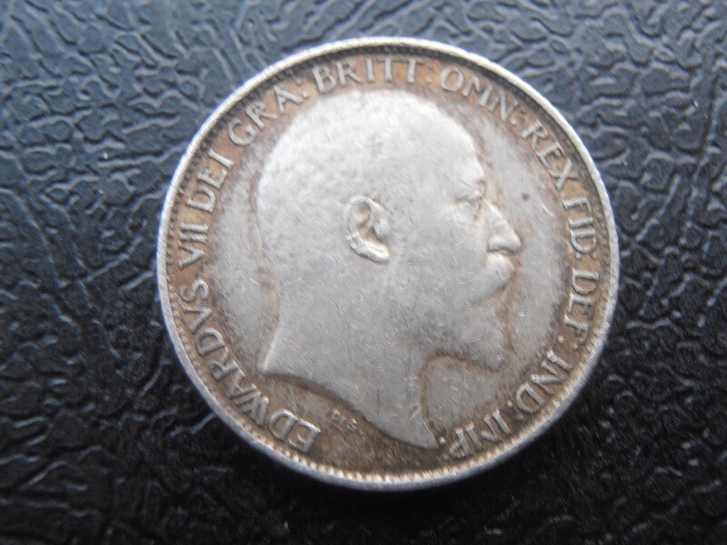 1908 - Sixpence (Scarce)