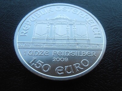 Austria Philharmonic 1.5 Euro Fine Silver - 2009