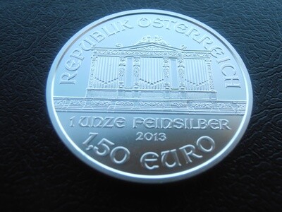 Austria Philharmonic 1.5 Euro Fine Silver - 2013