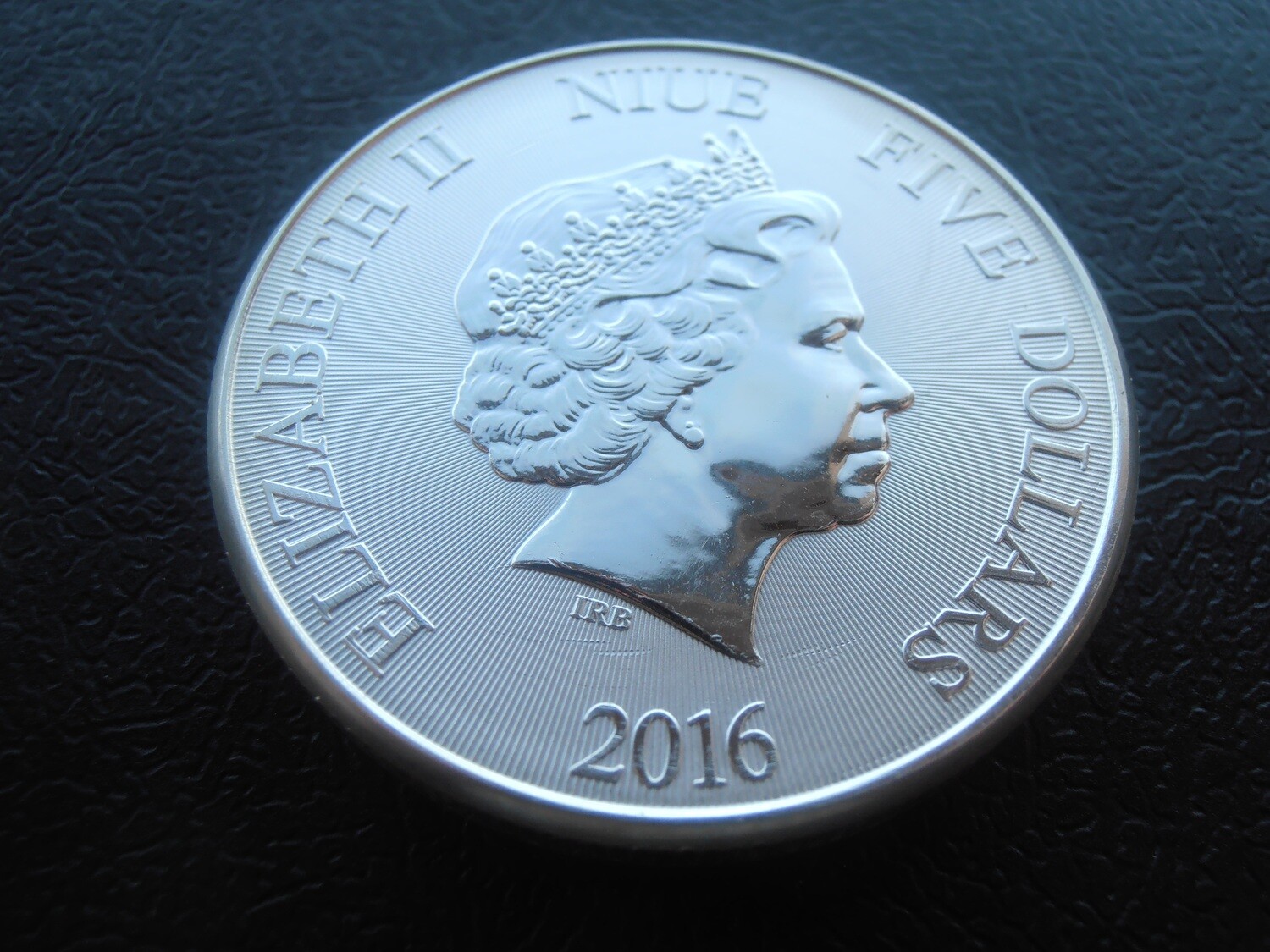 Niue Two Ounce 5 Dollars Fine Silver - 2016 ( Turtle)