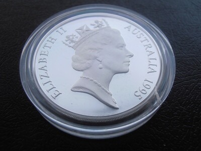 Australia $5 Silver Proof - 1995 (Charles Todd 1827-1910)