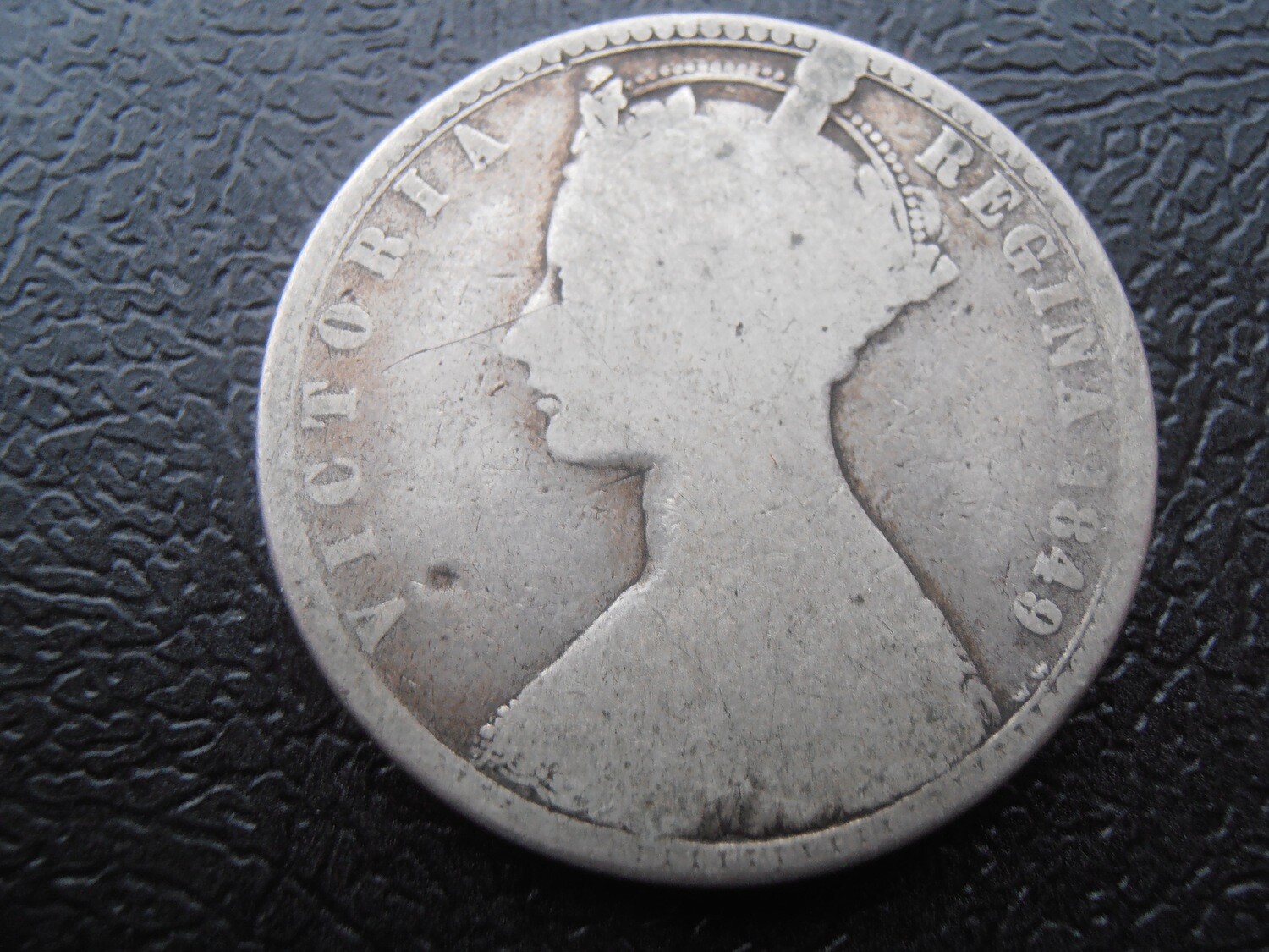 1849  -  One Florin  (Godless)