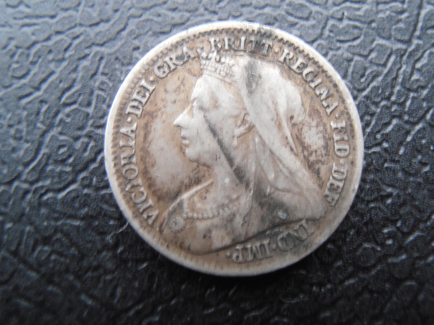 1900 - Silver Threepence