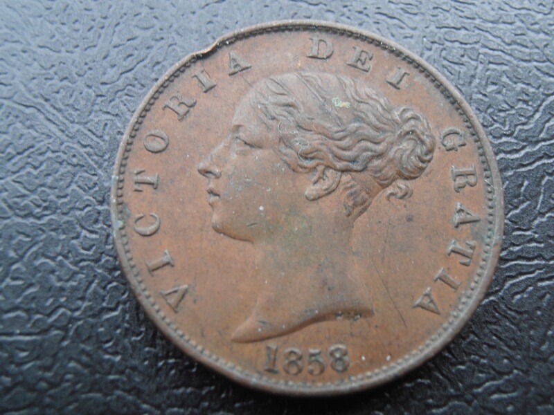 1858 - Halfpenny