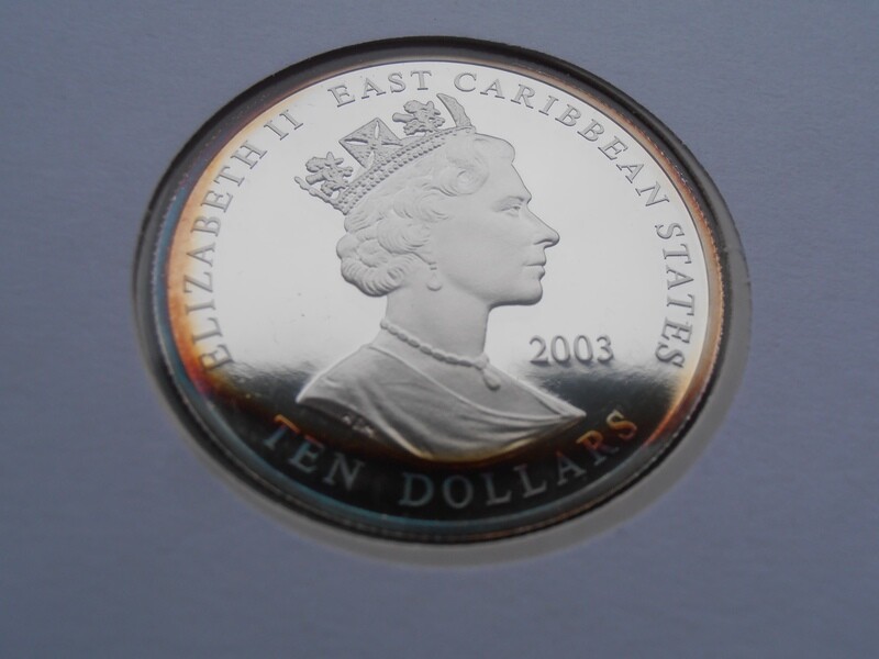 East Carribean States  Ten Dollars - 2003 (Concorde First Day Cover)