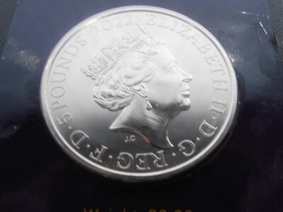 2022 - Five Pounds (William 40th Birthday)