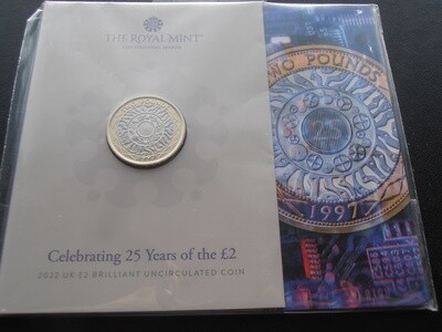 2022 - Two Pounds (25 Years of the £2)