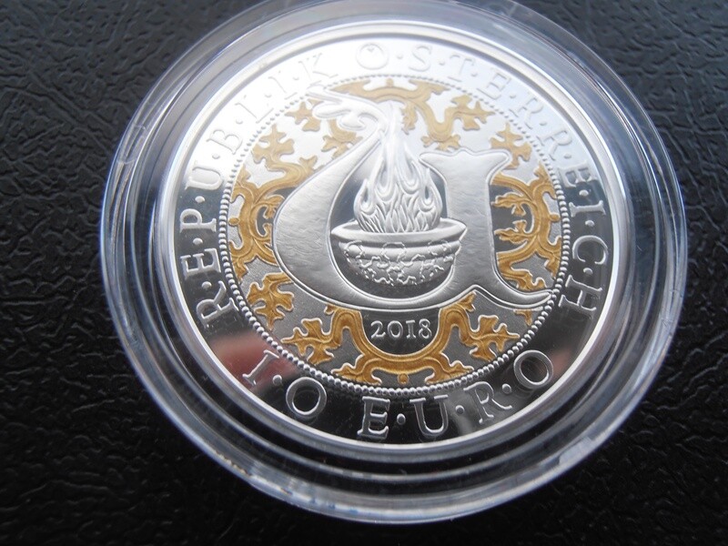 Austria - 10 Euros 2018  (The Illuminating Angel)