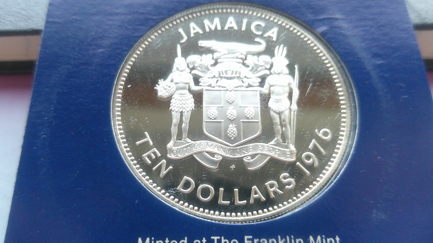 Jamaica 10 Dollars Silver Proof - 1976 (Admiral Horatio Nelson)