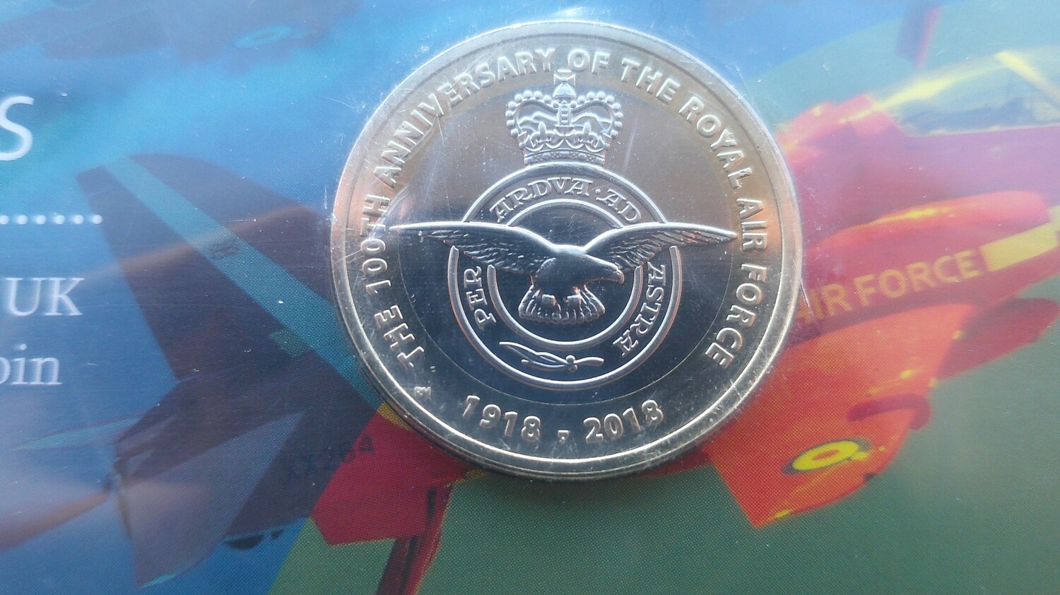 2018 - Two Pound (RAF Centenary Badge)
