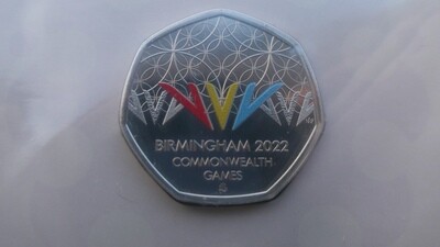 2022 - Fifty Pence (Commonwealth Games Northern Ireland)