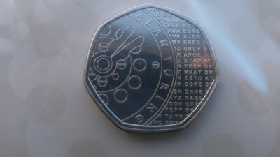 2022 - Fifty Pence (Alan Turing)