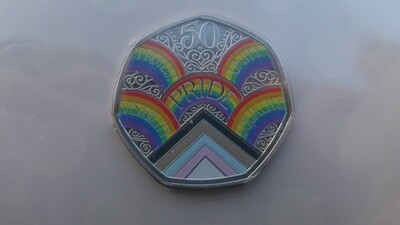 2022 - Fifty Pence (50 Years of Pride)