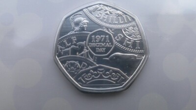 2021 - Fifty Pence (The 50th Anniversary of Decimal Day)
