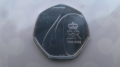 2022 - Fifty Pence (Platinum Jubilee)