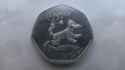 2021 - Fifty Pence (Winnie the Pooh Tigger)