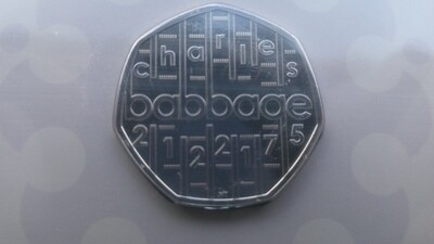 2021 - Fifty Pence (Charles Babbage)