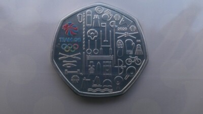 2021 - Fifty Pence (Believe Extraordinary with Colour))